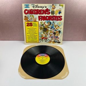 Vintage Disney's Children's Favorites Disneyland Songs Vinyl Record Music